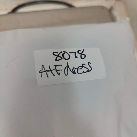 Abercrombie & Fitch Dress Womens Large Black‎ Tie Strap Smocked Midi Romantic - Picture 10 of 10